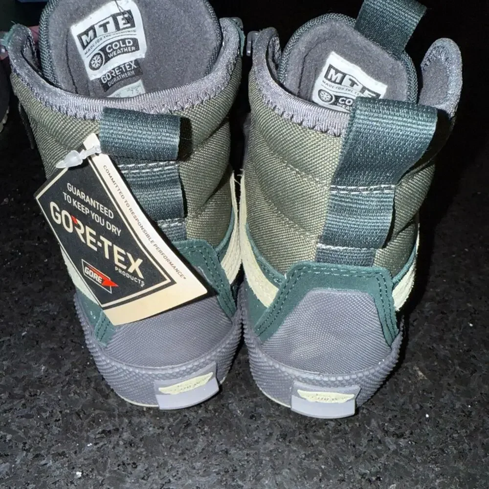 NEW VANS SK8-HI GORE-TEX MTE-3 SHOES SCARAB GRAPE LEAF GREEN UNISEX M6 W7.5